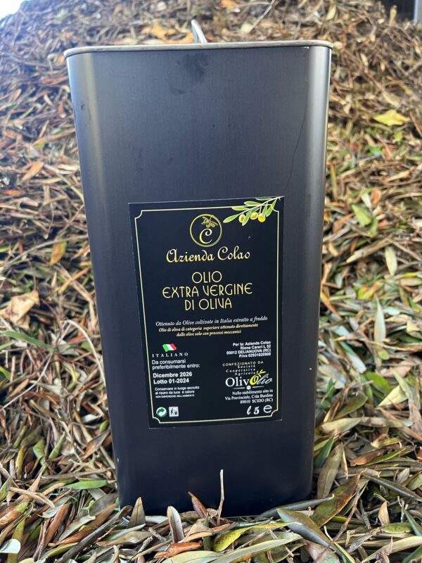OLIO EVO BIOLOGICO LATTA DA 5 L